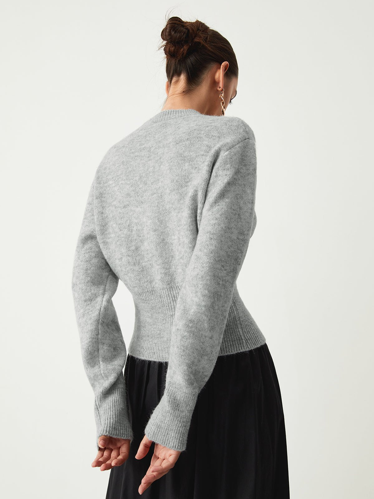 Zip Fuzzy Sweater