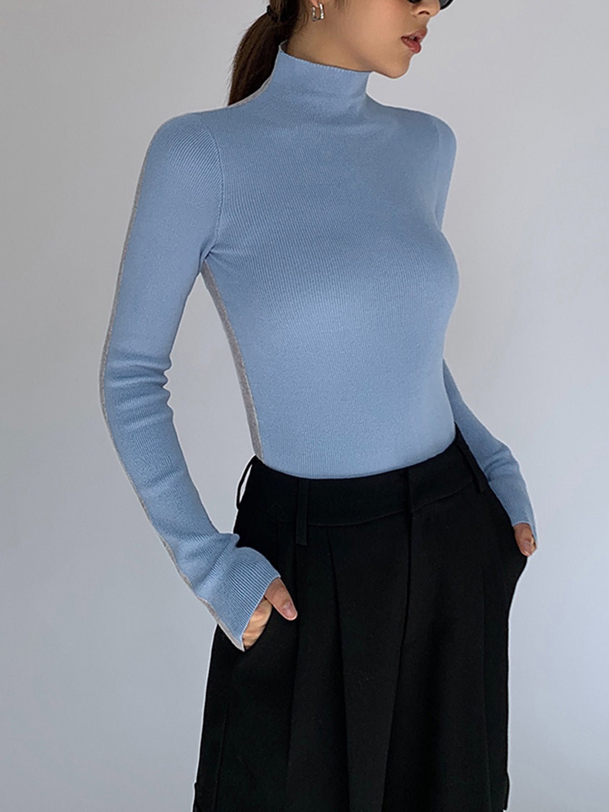 Long Sleeve Knit Top