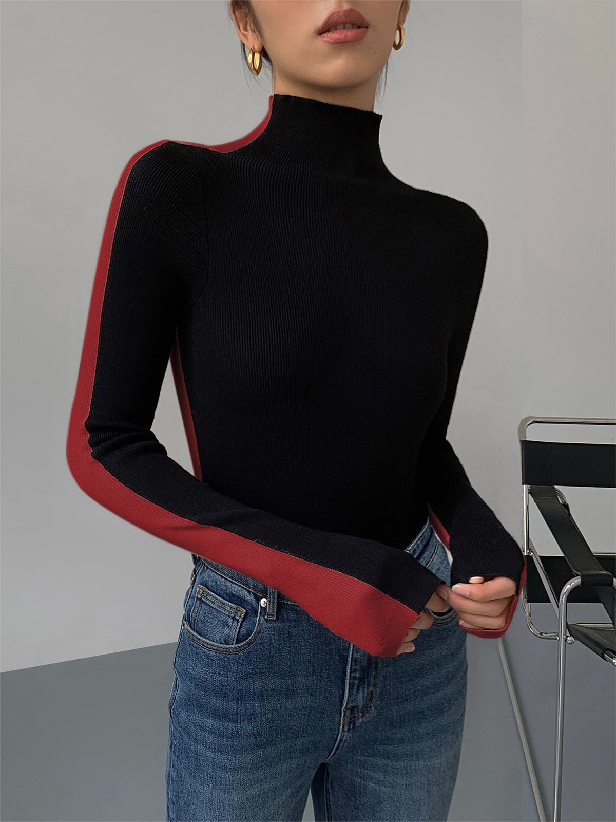 Long Sleeve Knit Top