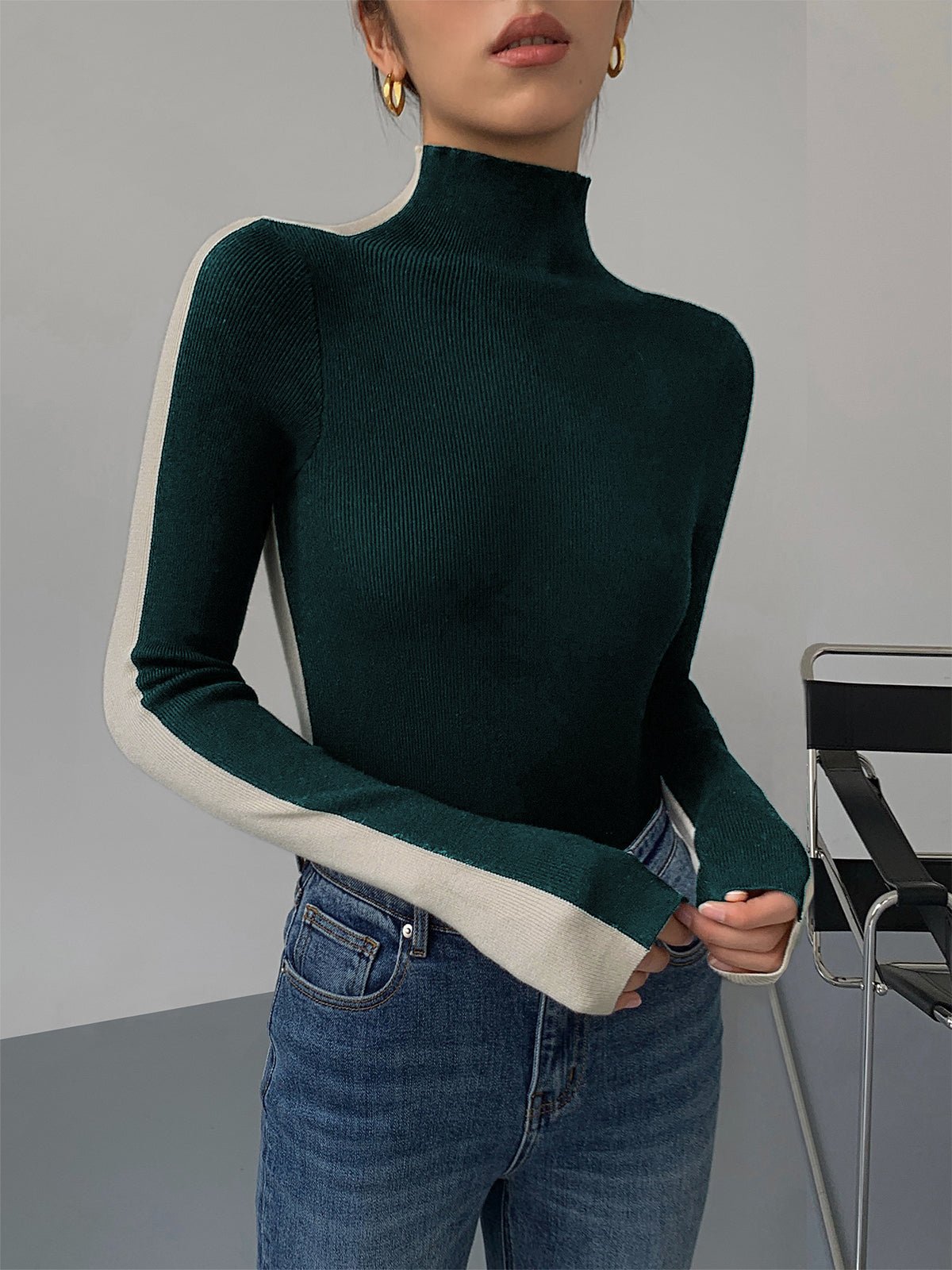 Long Sleeve Knit Top