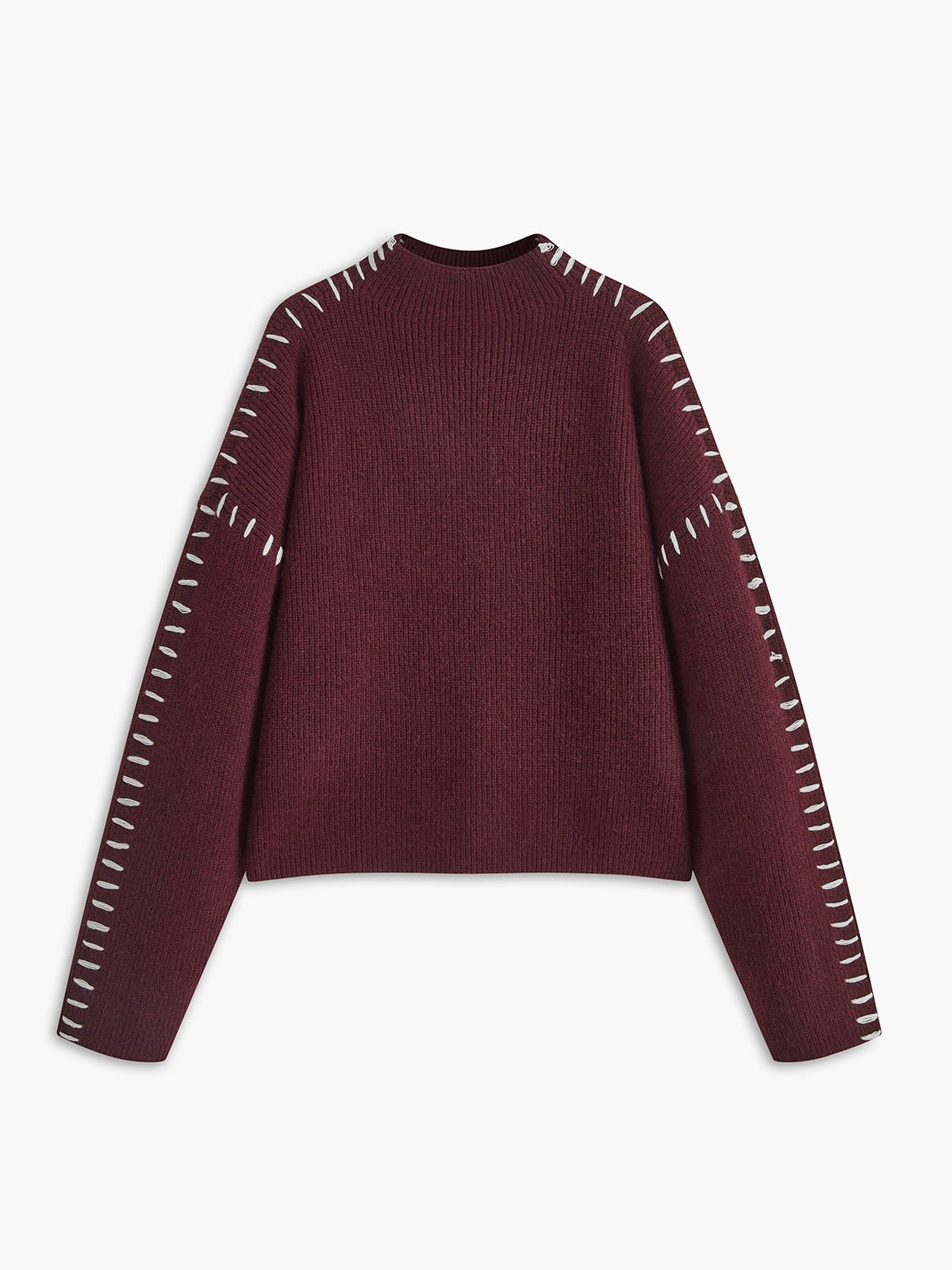 Oversized Mock Neck Sweater